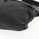 GUCCI Shoulder Bag Canvas Black Silver 169937 Auth kk663-14