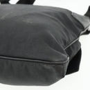 GUCCI Shoulder Bag Canvas Black Silver 169937 Auth kk663-16