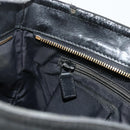 GUCCI Shoulder Bag Canvas Black Silver 169937 Auth kk663-21