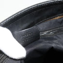 GUCCI Shoulder Bag Canvas Black Silver 169937 Auth kk663-12