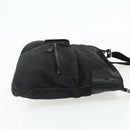 GUCCI Shoulder Bag Canvas Black Silver 169937 Auth kk663-4