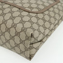 GUCCI GG Supreme Web Sherry Line Tote Bag PVC Beige Gold 39 02 003 Auth kk669A-9