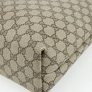 GUCCI GG Supreme Web Sherry Line Tote Bag PVC Beige Gold 39 02 003 Auth kk669A-15