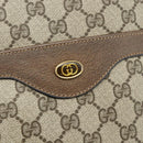 GUCCI GG Supreme Web Sherry Line Tote Bag PVC Beige Gold 39 02 003 Auth kk669A-17