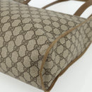 GUCCI GG Supreme Tote Bag PVC Beige Gold 40 02 998 Auth kk670-9