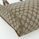 GUCCI GG Supreme Tote Bag PVC Beige Gold 40 02 998 Auth kk670-14