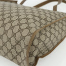 GUCCI GG Supreme Tote Bag PVC Beige Gold 40 02 998 Auth kk670-15