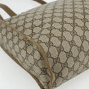 GUCCI GG Supreme Tote Bag PVC Beige Gold 40 02 998 Auth kk670-16