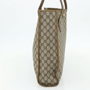 GUCCI GG Supreme Tote Bag PVC Beige Gold 40 02 998 Auth kk670-3