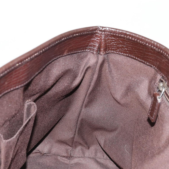 GUCCI GG Supreme Tote Bag PVC Beige Zilver 114595 Auth kk671