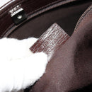 GUCCI GG Supreme Tote Bag PVC Beige Zilver 114595 Auth kk671-12