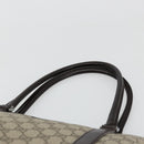 GUCCI GG Supreme Tote Bag PVC Beige Zilver 114595 Auth kk671-8