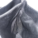 CELINE C Macadam Canvas Tote Bag Black Silver Auth kk672-17