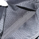 CELINE C Macadam Canvas Tote Bag Black Silver Auth kk672-21