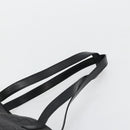 CELINE C Macadam Canvas Tote Bag Black Silver Auth kk672-8