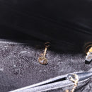 GUCCI Bamboo Hand Bag Leather 2way Black Gold 002 2855 0322 0 Auth kk684-20