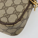 GUCCI GG Supreme Shoulder Bag PVC Beige Gold 97 02 068 Auth kk685-12