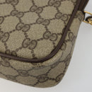 GUCCI GG Supreme Shoulder Bag PVC Beige Gold 97 02 068 Auth kk686-9