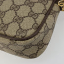 GUCCI GG Supreme Shoulder Bag PVC Beige Gold 97 02 068 Auth kk686-15