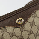 GUCCI GG Supreme Shoulder Bag PVC Beige Gold 97 02 068 Auth kk686-17