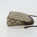 GUCCI GG Supreme Shoulder Bag PVC Beige Gold 97 02 068 Auth kk686-3