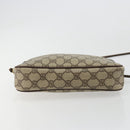 GUCCI GG Supreme Shoulder Bag PVC Beige Gold 97 02 068 Auth kk686-5