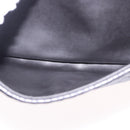 BALLY Chain Shoulder Bag Leather Black Gold Auth kk687A-23