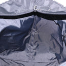 Burberrys Nova Check Blue Label Tote Bag Nylon Black Silver Auth kk690A-17