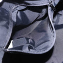 Burberrys Nova Check Blue Label Tote Bag Nylon Black Silver Auth kk690A-20