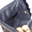 FENDI Pecan Canvas Shoulder Bag PVC Black Brown Auth kk691-24