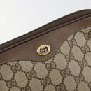 GUCCI GG Supreme Shoulder Bag PVC Beige Gold 97 02 068 Auth kk692-14