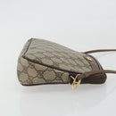GUCCI GG Supreme Shoulder Bag PVC Beige Gold 97 02 068 Auth kk692-4