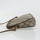 GUCCI GG Supreme Shoulder Bag PVC Beige Gold 97 02 068 Auth kk692-5