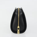 LOUIS VUITTON Epi Dauphine PM Pouch Black M48442 LV Auth kk698-4