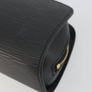 LOUIS VUITTON Epi Dauphine PM Pouch Black M48442 LV Auth kk698-7