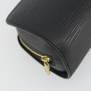 LOUIS VUITTON Epi Dauphine PM Pouch Black M48442 LV Auth kk698-14