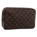 LOUIS VUITTON Monogram Trousse Toilette 28 Clutch Bag M47522 LV Auth kk704-1