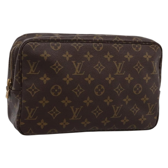 LOUIS VUITTON Monogram Trousse Toilette 28 Clutch Bag M47522 LV Auth kk704