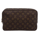 LOUIS VUITTON Monogram Trousse Toilette 28 Clutch Bag M47522 LV Auth kk704-13