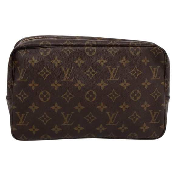 LOUIS VUITTON Monogram Trousse Toilette 28 Clutch Bag M47522 LV Auth kk704