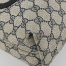 GUCCI GG Supreme Sherry Line Tote Bag PVC Navy Gold 39 02 003 Auth kk706-14