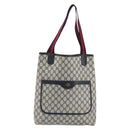 GUCCI GG Supreme Sherry Line Tote Bag PVC Navy Gold 39 02 003 Auth kk706-13