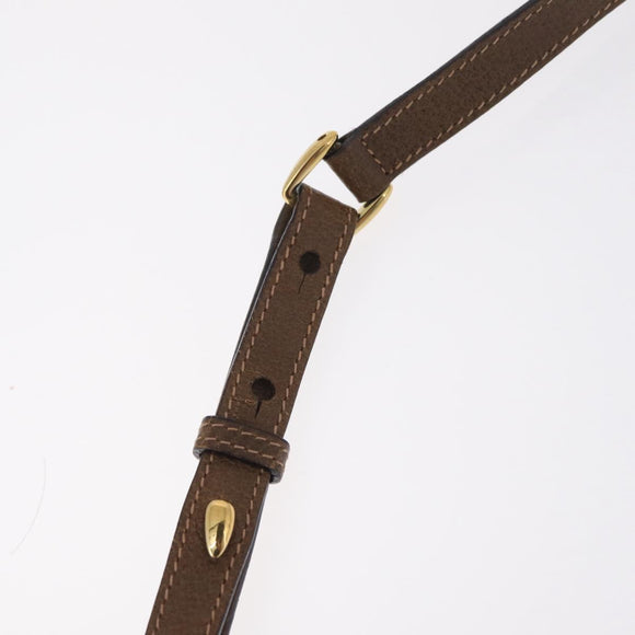 GUCCI Shoulder Bag Canvas Beige Gold Tone 007 115 0074 Auth kk711