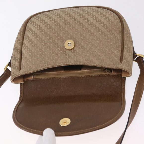 GUCCI Shoulder Bag Canvas Beige Gold Tone 007 115 0074 Auth kk711