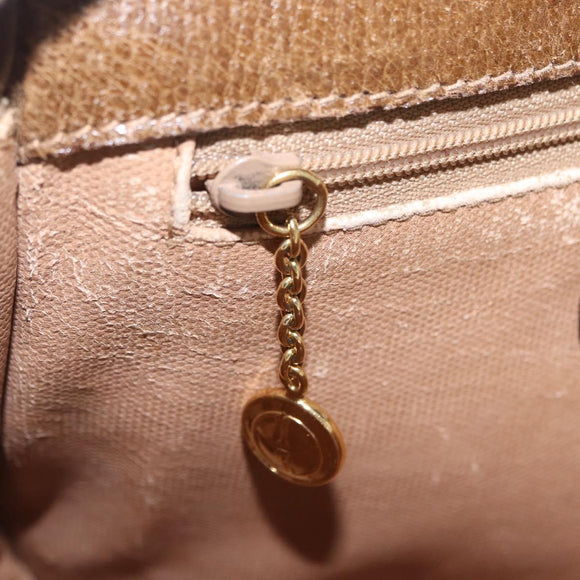 GUCCI Shoulder Bag Canvas Beige Gold Tone 007 115 0074 Auth kk711