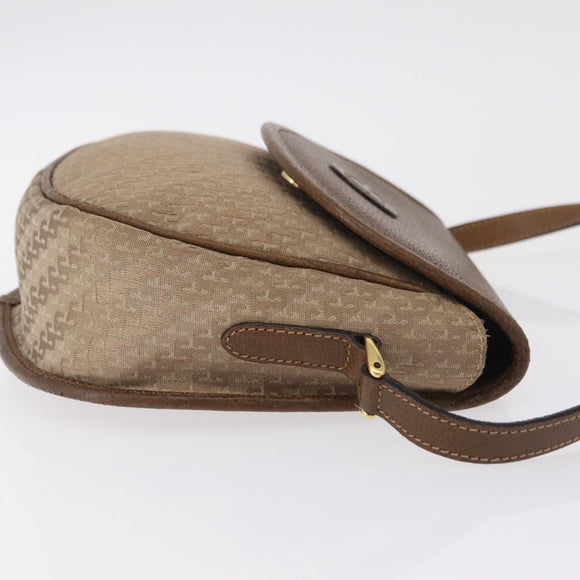 GUCCI Shoulder Bag Canvas Beige Gold Tone 007 115 0074 Auth kk711