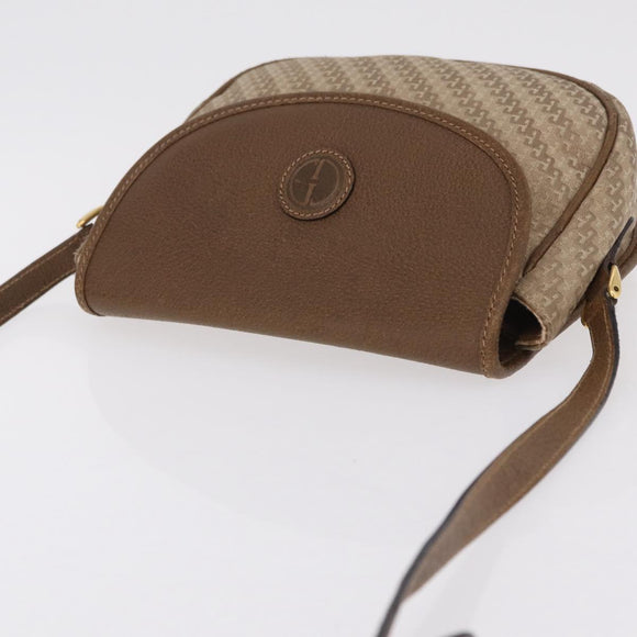 GUCCI Shoulder Bag Canvas Beige Gold Tone 007 115 0074 Auth kk711