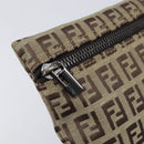 FENDI Zucchino Canvas Pouch Beige Auth kk712A-8