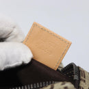 FENDI Zucchino Canvas Pouch Beige Auth kk712A-12