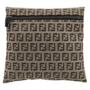 FENDI Zucchino Canvas Pouch Beige Auth kk712A-13
